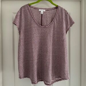 NORDSTROM SIGNATURE SHORT SLEEVE TOP
